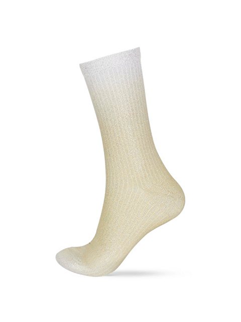 Katia And Bony Kadın Sim Detaylı Parlak Soket Çorap Sarı - S000374846-20072