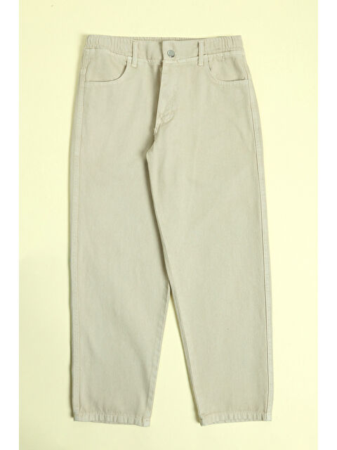 Fullamoda Beli Lastikli Fermuarlı Erkek Çocuk Baggy Pantolon - S000488126-19928