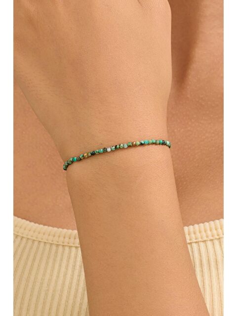 New Obsessions Doğal Turkuaz Taşlı Bileklik - S000422643-20055