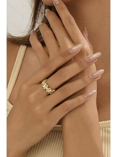 New Obsessions Badem Model Pirinç Yüzük - S000422644-20076