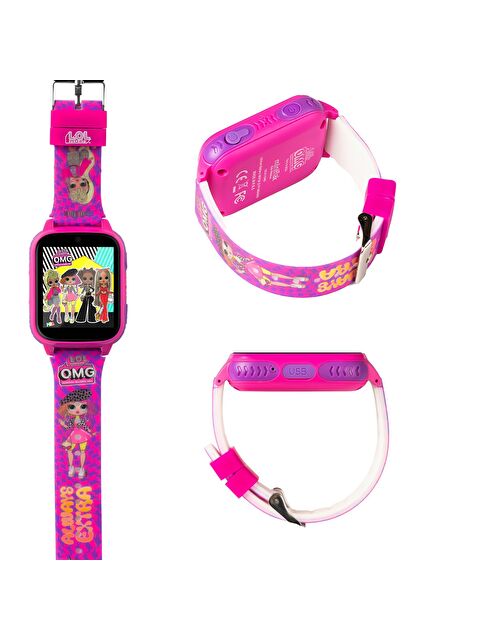 MiniFlak L.O.L Surprise! LOL011OMG Pembe Kamera Bluetoothlu 26 Oyunlu Çocuk Saati (Takip Özelliği Yok) - S000357434-20022