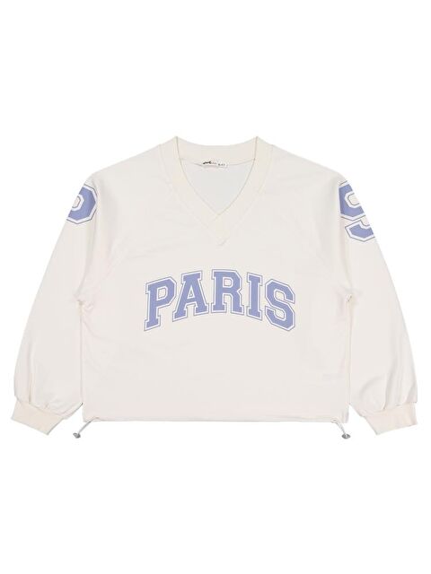Civil Girls Paris Baskılı 10-13 Yaş Sweatshirt - S000456825-19965