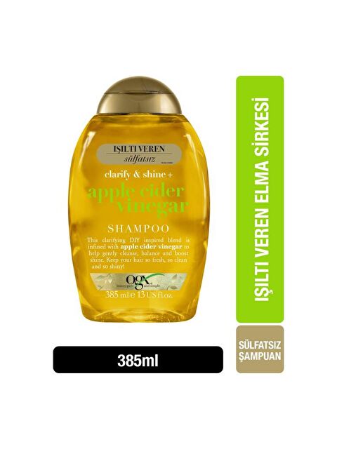 OGX Işıltı Veren Elma Sirkesi Sülfatsız Şampuan 385 ml