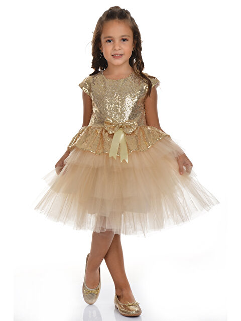 Mnk Baby & Kids Pul Payet Tütü Parti Elbisesi MNK0275 - S000389152-20072