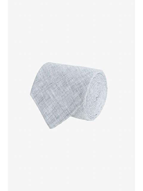 Altınyıldız Classics Erkek Gri Keten Kravat - S000413944-20600