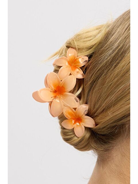 New Obsessions Üçlü Çiçekli Mandal Saç Tokası - S000363541-19928