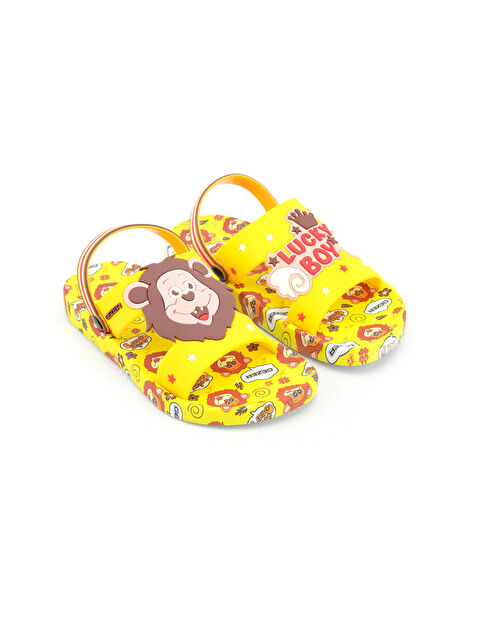 Gezer Yazlık Erkek Çocuk Islak Zemine Uygun Ev Bahçe Plaj Havuz Günlük Terlik Sandalet - S000206253-20072