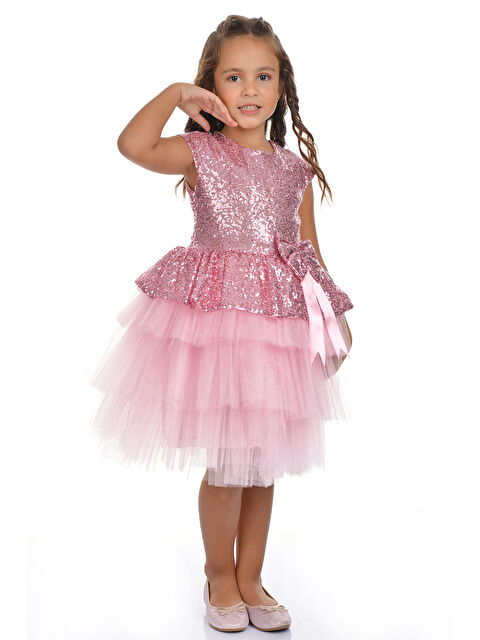 Mnk Baby & Kids Pul Payet Tütü Parti Elbisesi MNK0275 - S000389152-7152