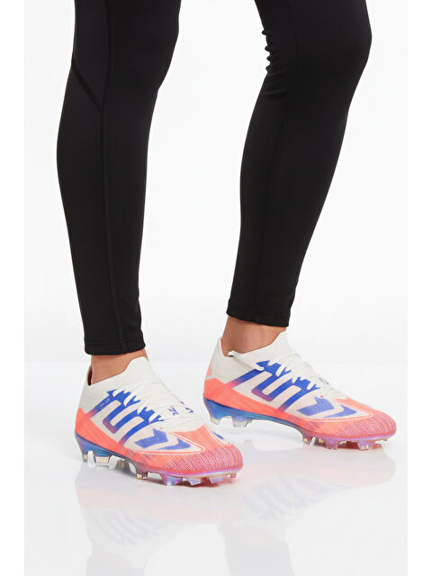 Playup Beyaz Saks Bilekten Lastikli Bağcıklı Unisex Krampon GKP-252-149 G - S000442806-20063