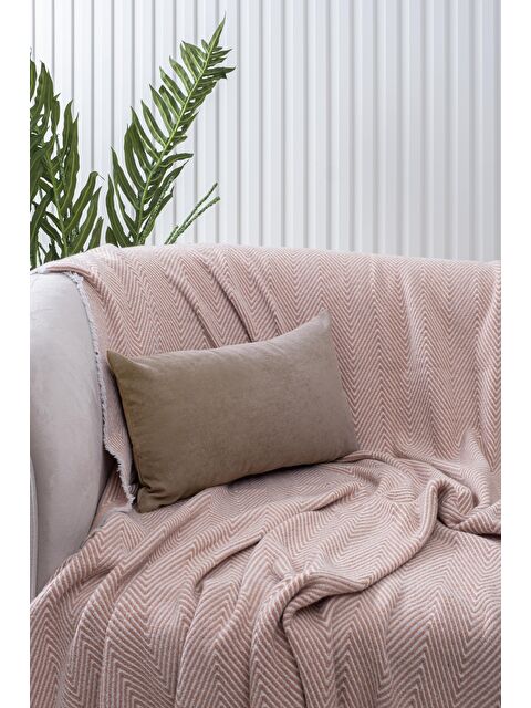 Asdiva Panoroma Süet Dokulu Düz Punch (Panç) İçin Uygun Kahverengi 30x50 Dekoratif Kırlent Kılıfı - S000451622-19413