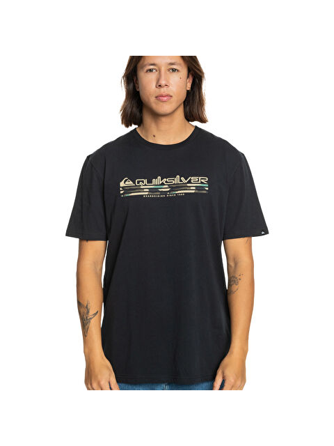 Quiksilver Omni Fill Erkek Siyah Tişört - S000489094-19351