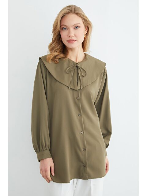 Fullamoda Fullamodest Bebe Yaka Balon Kol Tunik - S000506920-18547