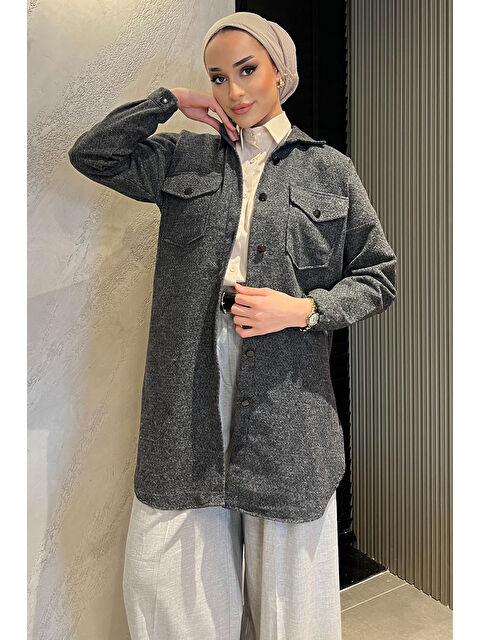 Julude Kaşe Uzun Tesettür Tunik - S000324418-29666