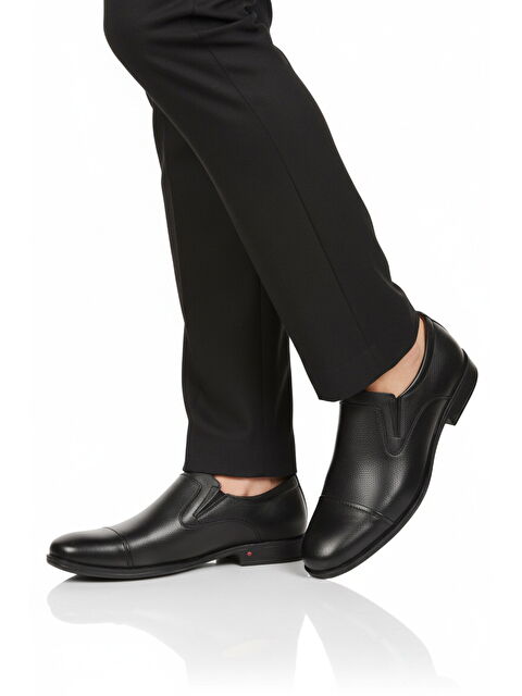 Ayakmod Premium Siyah Hakiki Deri Erkek Klasik Ayakkabı 692 M