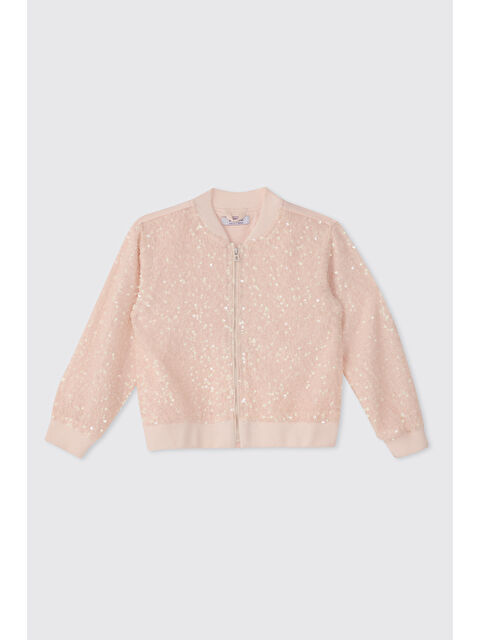 Panço Kız Çocuk Pudra Ceket - S000526029-7152
