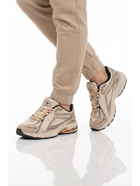 Walkway Bej Fileli Hafif Hava Alabilen Erkek Spor Ayakkabı 1505 Ruth M