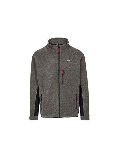 Trespass Jynx - Fleece At300 Erkek Yeşil Polar Fermuarlı Sweatshirt - S000502567-18547