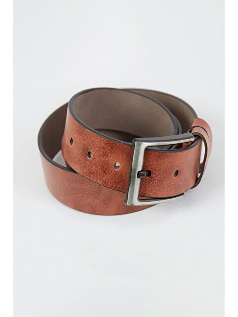 Fullamoda Spor Suni Deri Kemer - S000404283-14955