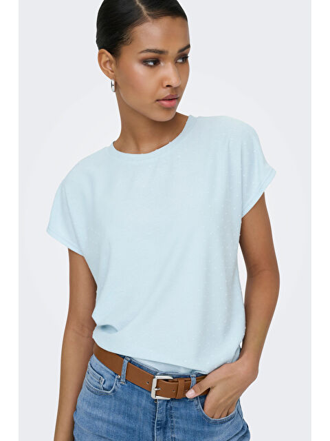 Only Onlmolly Relaxed Fit Bisiklet Yaka Kadın T Shirt 15368563