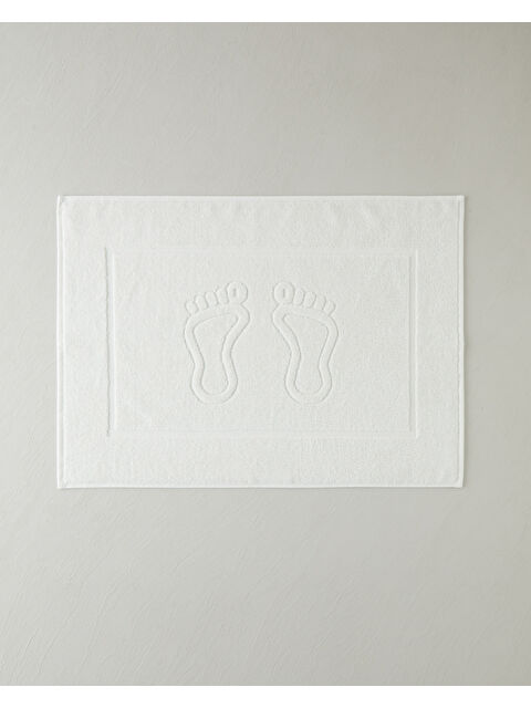 English Home Soft Step Pamuk Ayak Havlusu 50x70 cm Beyaz - S000531140-20063