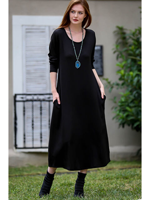 Chiccy Gizli cepli oversize salaş elbise