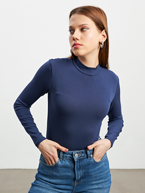 Bipantolon Kadın Lacivert Bluz - S000513197-21164