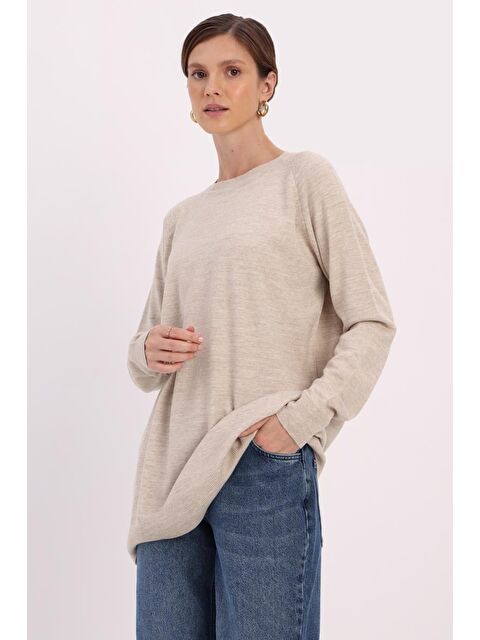 ALLDAY Taş-Basic Reglan Bisiklet Yaka Kazak - S000336683-25636