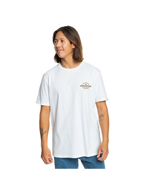 Quiksilver Tradesmith Erkek Beyaz Tişört - S000489095-20063