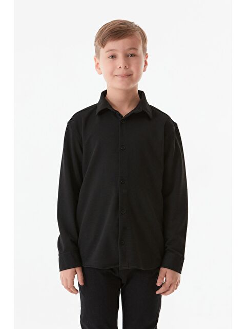 Fullamoda Fitilli Düğmeli Erkek Çocuk Gömlek - S000144713-19351