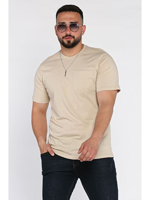 Mishar İtalia Aksesuarlı Cepli Erkek Tişört - S000399534-19928