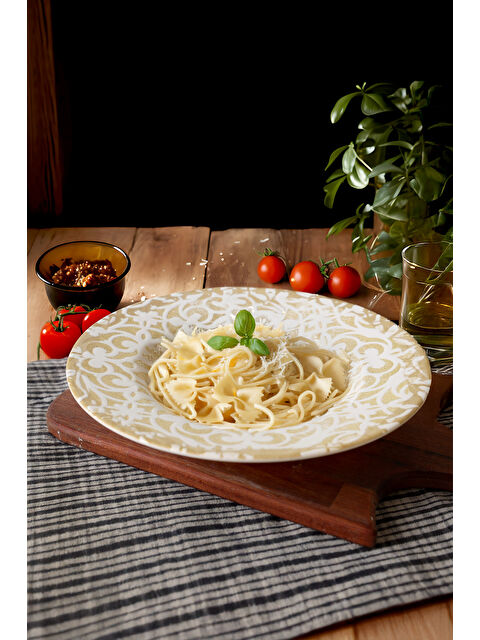 Keramika Vintage Gold Ege Makarna Tabağı 28 Cm - S000486236-19966