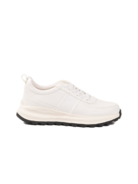 Ayakmod Beyaz Bağcıklı Erkek Casual Ayakkabı 488 M - S000526956-20063