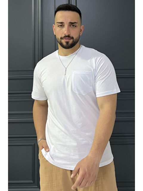 Mishar İtalia Aksesuarlı Cepli Erkek Tişört - S000399534-20063