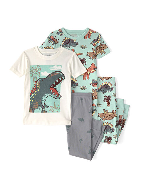 Carter's Küçük Erkek Çocuk Pijama Set 2 Yaş-5 Yaş Çok Renkli