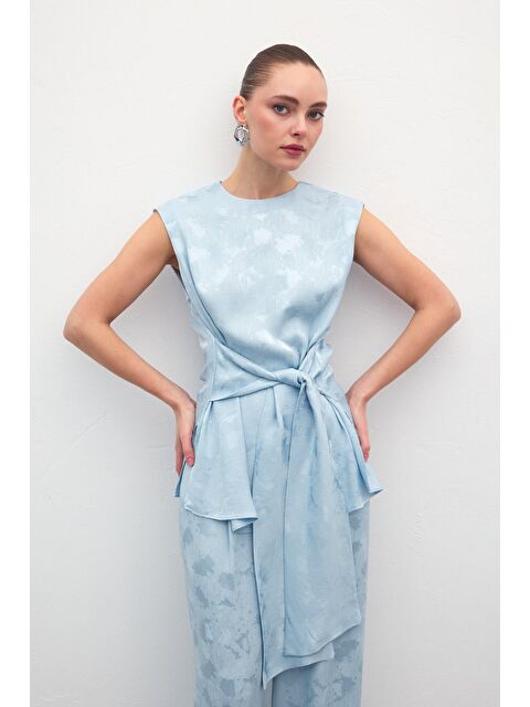 SATEEN Camila Bluz - Bebe Mavi - S000526958-3642