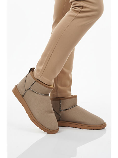 Ayakmod Vizon İçi Kürklü Soğuğa Dirençli Kadın Bot U-19 Z - S000492470-26429