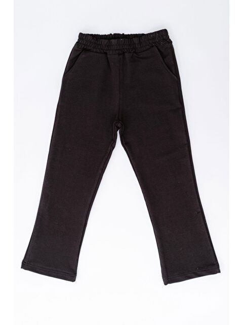 C&City Kız Çocuk İspanyol Paça Eşofman Altı 761 Siyah - S000497793-19351