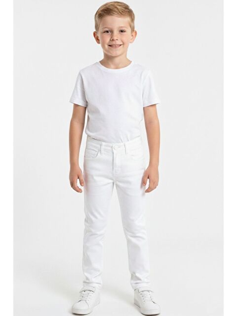 Mnk Baby & Kids Gabardin Fermuarlı Cepli Erkek Çocuk Pantolon M00790 - S000503995-20063
