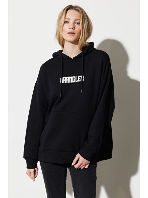 Wrangler Loose Fit Rahat Kesim Kapüşonlu Şardonlu Sweatshirt - S000530678-19351