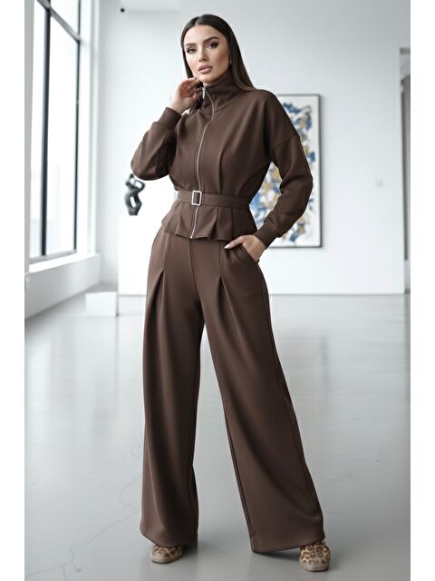 Tofisa Gipeli Modal İkili Takım Kahve - 28093-KAHVE