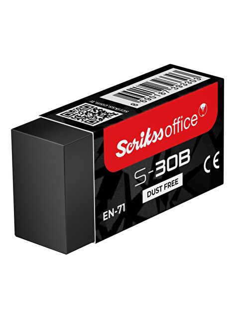 Scrikss Küçük Boy Siyah Silgi (S-30B) 1 Adet - S000402822-19351