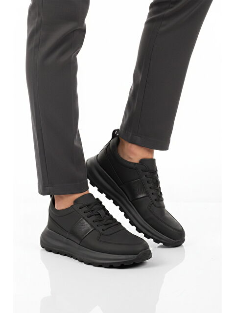 Ayakmod Siyah Bağcıklı Erkek Casual Ayakkabı 488 M - S000526956-22238