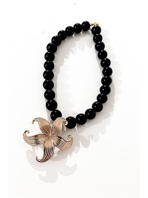 New Obsessions Deniz Yıldızı Uçlu Büyük Boncuklu Kolye - S000394105-19351