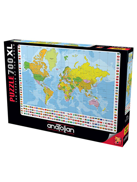 Anatolian Puzzle 700 XL Parça Dünya Siyasi Haritası 2703 - S000319436-10231