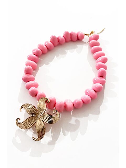 New Obsessions Deniz Yıldızı Uçlu Büyük Boncuklu Kolye - S000394105-20024
