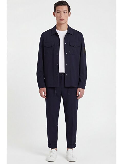 Sabri Özel Lacivert Bomber Suit - S000523687-21164