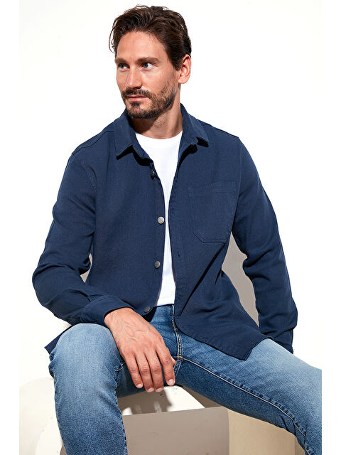 Buratti Pamuklu Tek Cepli Regular Fit %100 Pamuk Gömlek CF25W129140 - S000268585-21164