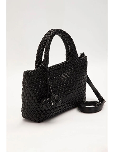 Remsa Örme Yumuşak Deri Askılı Çanta 930858 Siyah