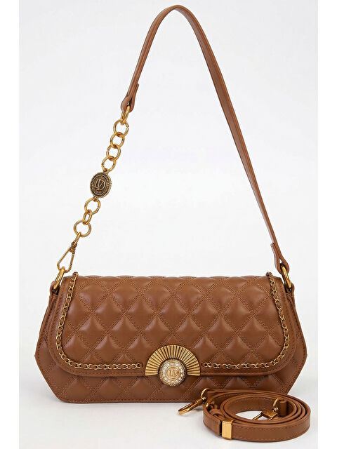 Remsa Premium Çift Askı Yumuşak Deri Çanta 930290 Camel