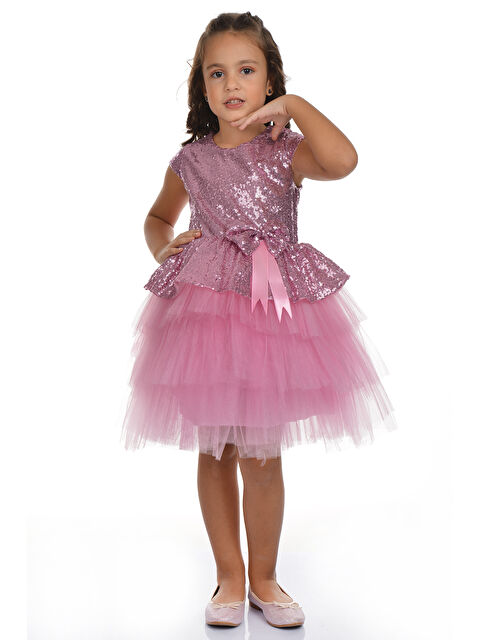 Mnk Baby & Kids Pul Payet Tütü Parti Elbisesi MNK0275 - S000389152-20024